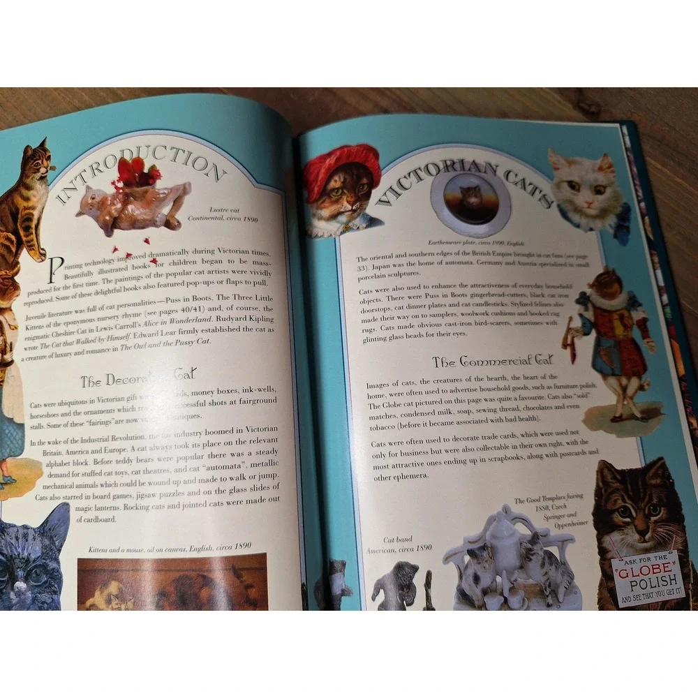 Victorian Cats Decoupage Book 10 Projects Michelle Lovric Maggie Philo Hardcover